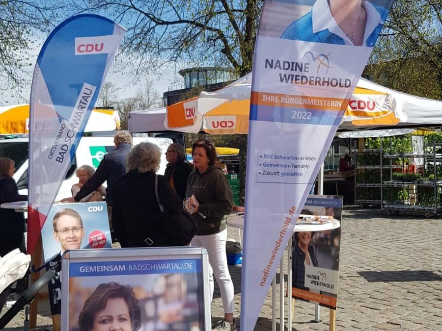 Wahlkampf in Bad Schwartau